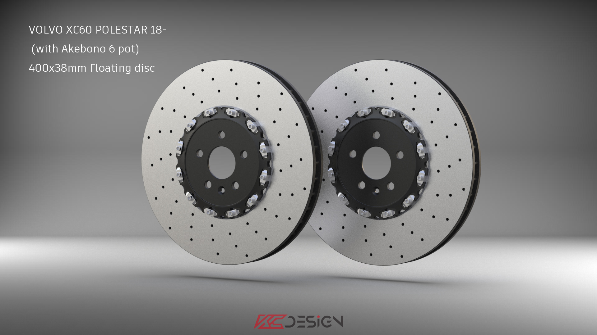 KCDesign-Volvo 400mm前浮動碟盤